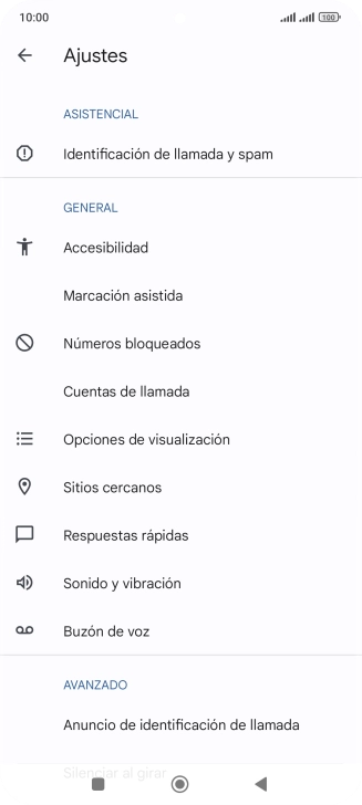 Pulsa Cuentas de llamada.