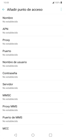 Pulsa Nombre.