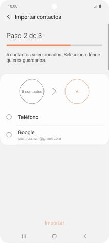 Pulsa Teléfono.
