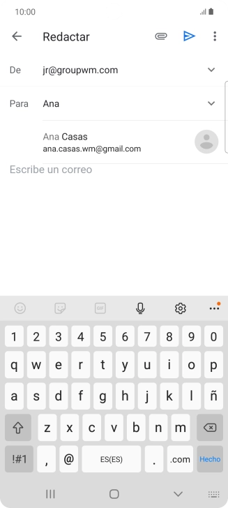 Pulsa el contacto deseado.