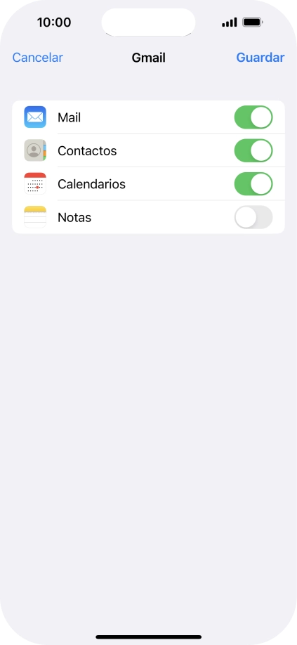 Si aparece en la pantalla esta imagen, tu cuenta de correo electrónico ha sido reconocida y configurada automáticamente. Sigue las indicaciones de la pantalla para introducir más información y terminar la configuración.
