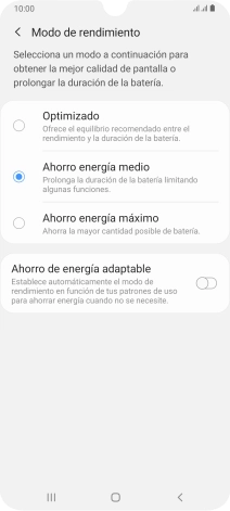 Pulsa la tecla de inicio para terminar y regresar a la pantalla de inicio.