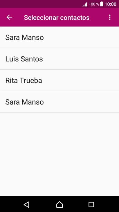 Pulsa el icono de menú.
