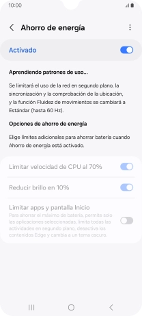 Pulsa la tecla de inicio para terminar y regresar a la pantalla de inicio.