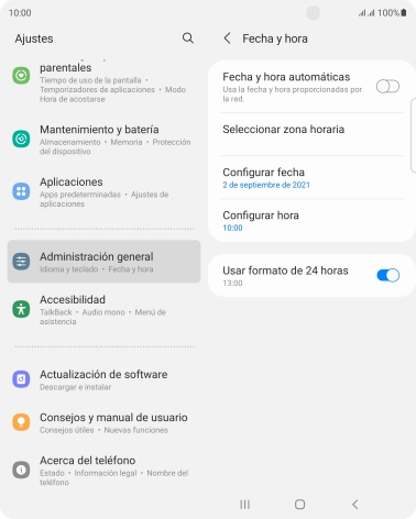 Pulsa el indicador junto a 