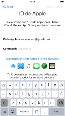 Pulsa en el campo junto a 