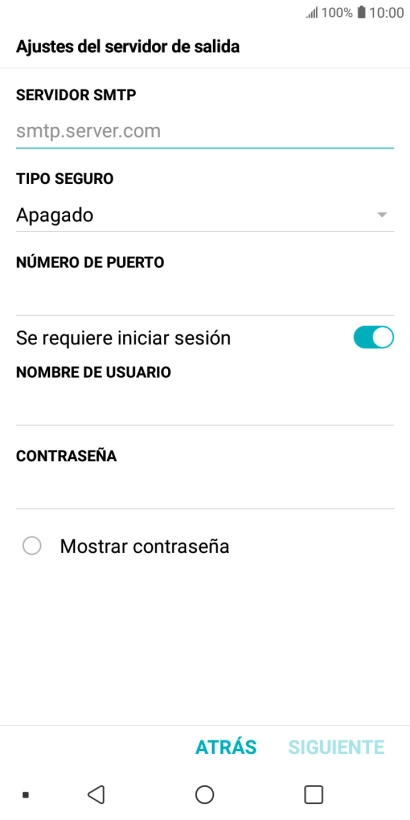 Pulsa en el campo bajo 