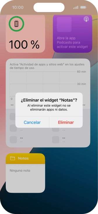 Pulsa Eliminar.