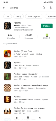 Pulsa la app deseada.