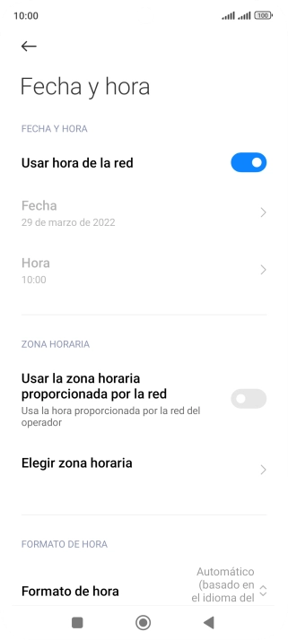 Pulsa el indicador junto a 