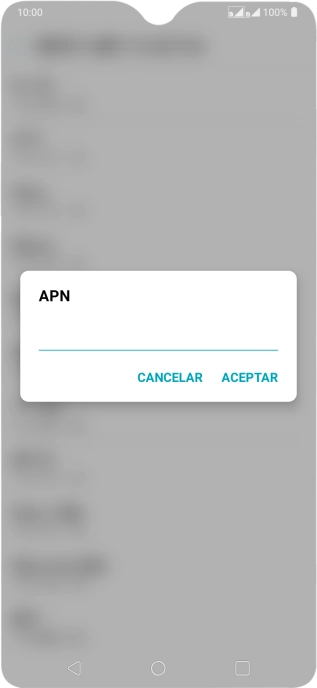 Introduce airtelwap.es y pulsa ACEPTAR.
