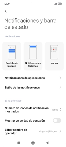 Pulsa Notificaciones de aplicaciones.