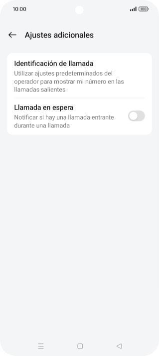 Pulsa el indicador junto a 