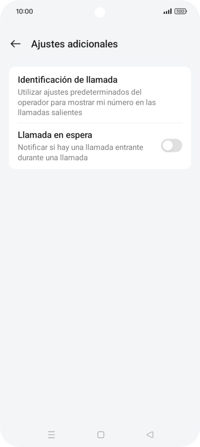 Pulsa el indicador junto a 