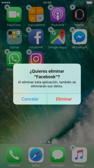 Pulsa Eliminar.