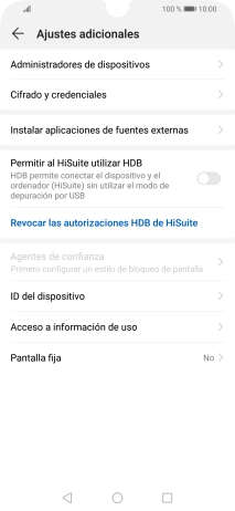 Pulsa Cifrado y credenciales.