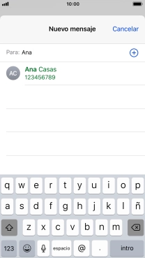 Pulsa el contacto deseado.