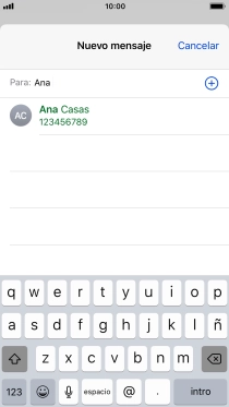 Pulsa el contacto deseado.