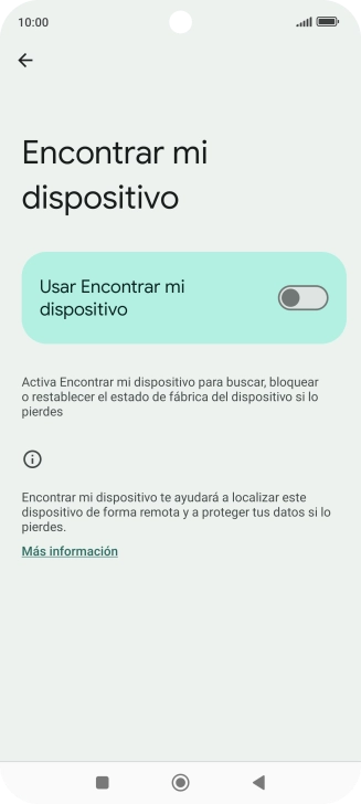 Pulsa el indicador junto a 