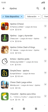 Pulsa la app deseada.