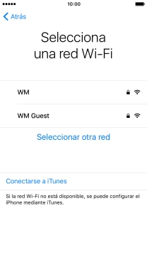 Pulsa la red wifi deseada.