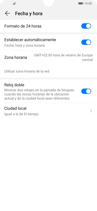 Desliza el dedo hacia arriba desde la parte inferior de la pantalla para terminar y volver a la pantalla de inicio.