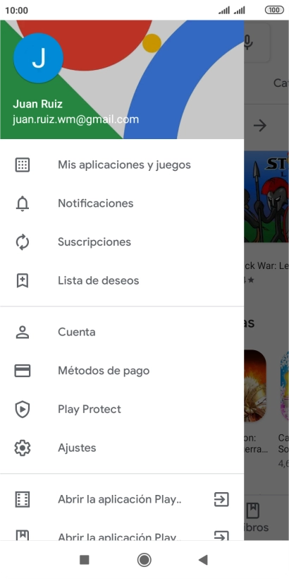Pulsa Mis aplicaciones y juegos.