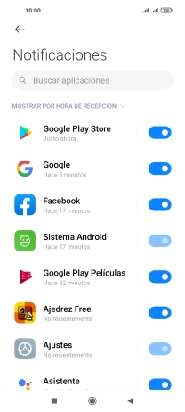 Pulsa la app deseada.