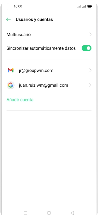 Pulsa la tecla de inicio para terminar y regresar a la pantalla de inicio.