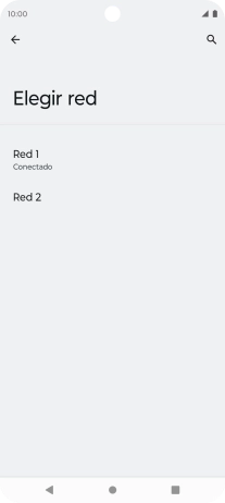 Pulsa la red deseada.