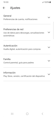 Pulsa Preferencias de red.