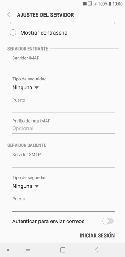 Pulsa INICIAR SESIÓN.