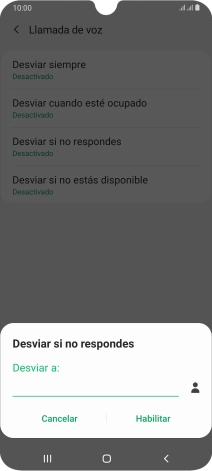 Introduce +34600132000 y pulsa Habilitar.