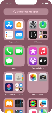 Pulsa la app deseada.