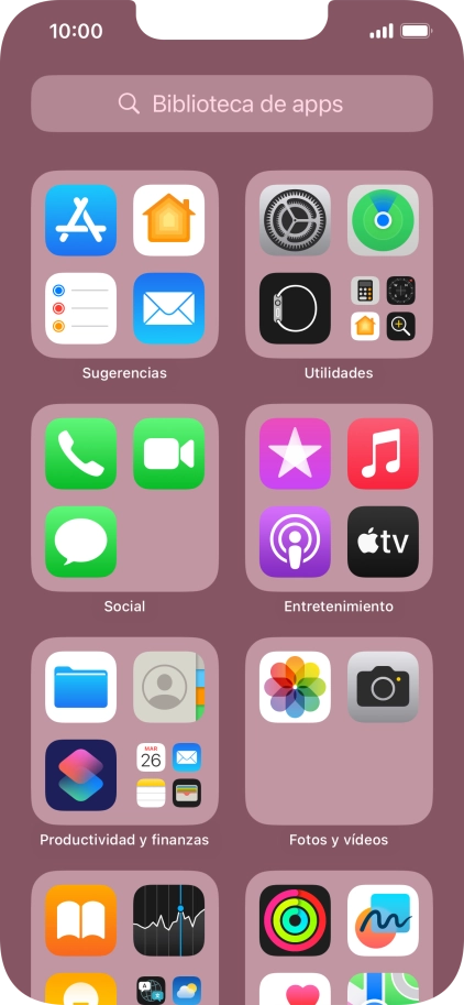 Pulsa la app deseada.