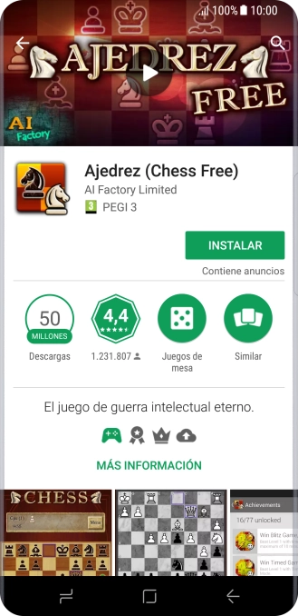 Pulsa INSTALAR y sigue las indicaciones de la pantalla para instalar la app.