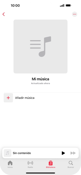 Pulsa Añadir música.