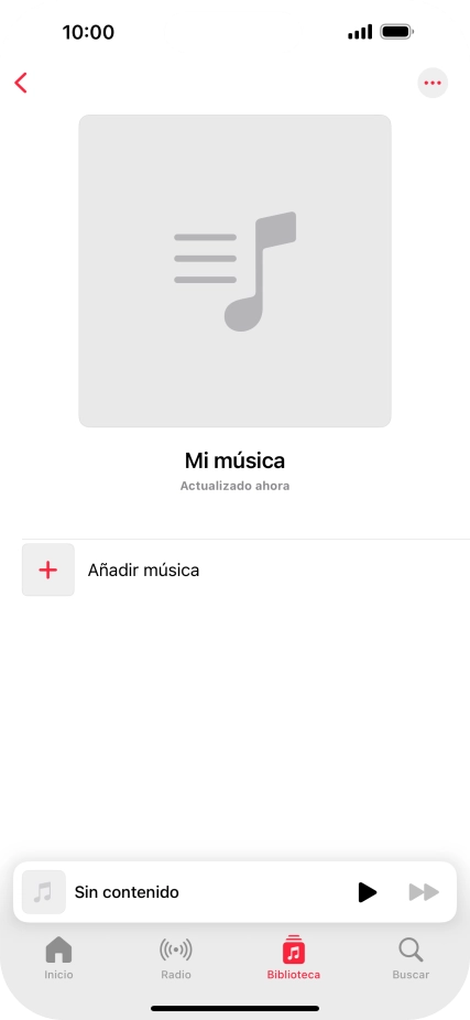 Pulsa Añadir música.