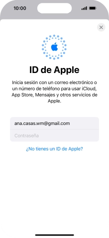 Pulsa Contraseña e introduce la contraseña de tu ID de Apple.