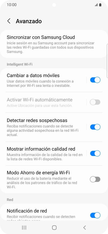 Pulsa el indicador junto a 