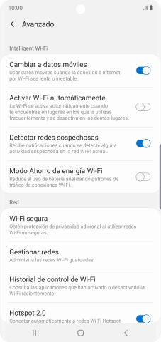 Pulsa el indicador junto a 
