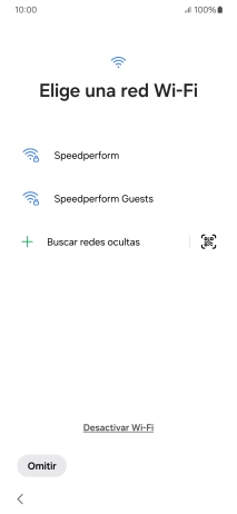 Pulsa la red wifi deseada.