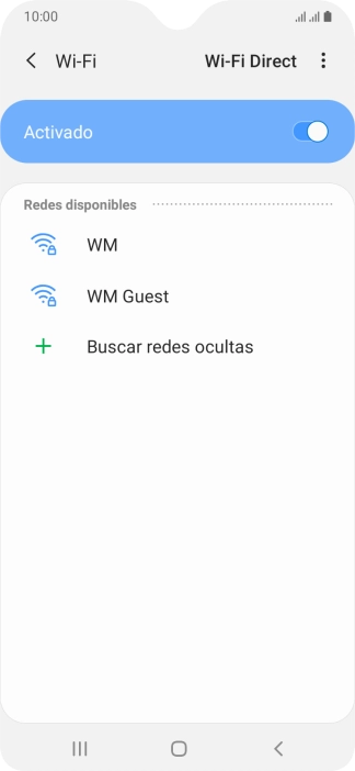 Pulsa el icono de menú.