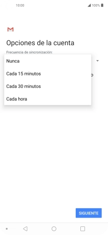 Pulsa el ajuste deseado.