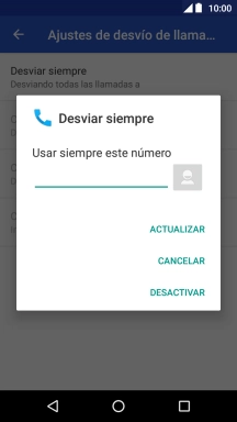 Pulsa DESACTIVAR.