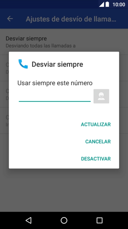 Pulsa DESACTIVAR.
