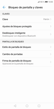 Pulsa Clave e introduce el código de seguridad actual.