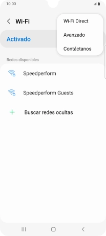 Pulsa Avanzado.