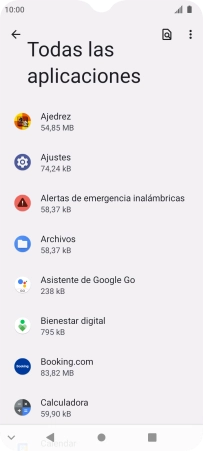 Pulsa la app deseada.