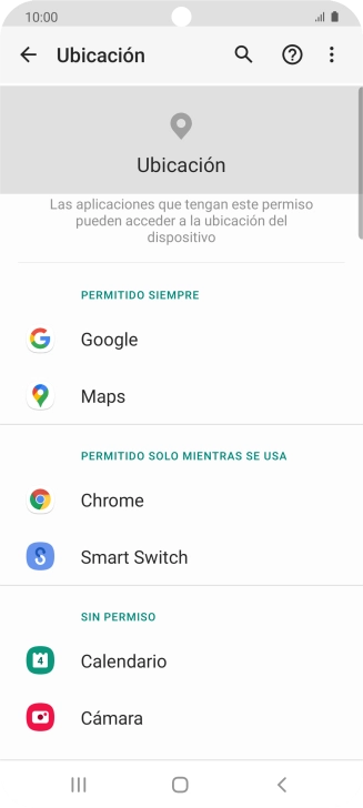 Pulsa la app deseada.